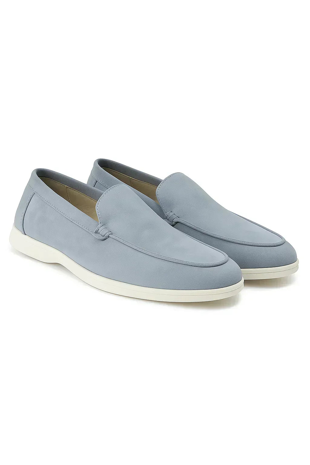 Men’s Suede Loafers Slip-On Casual Shoes – Lightweight Comfort Driving Moccasins